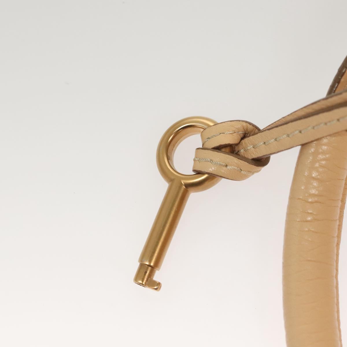 Chloe Paddington Hand Bag Leather Beige