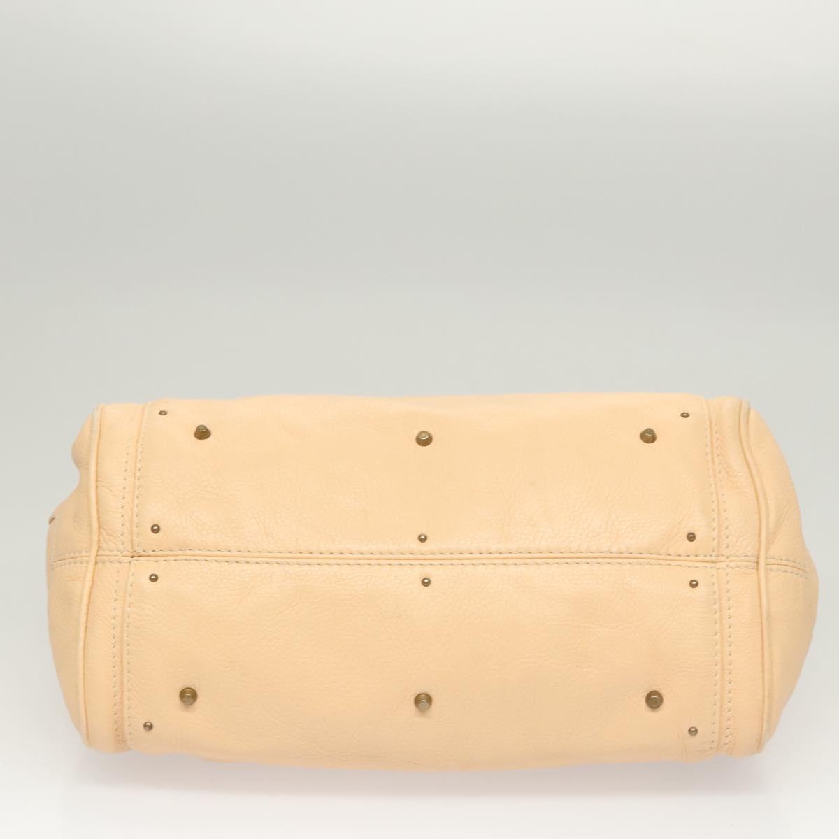 Chloe Paddington Hand Bag Leather Beige