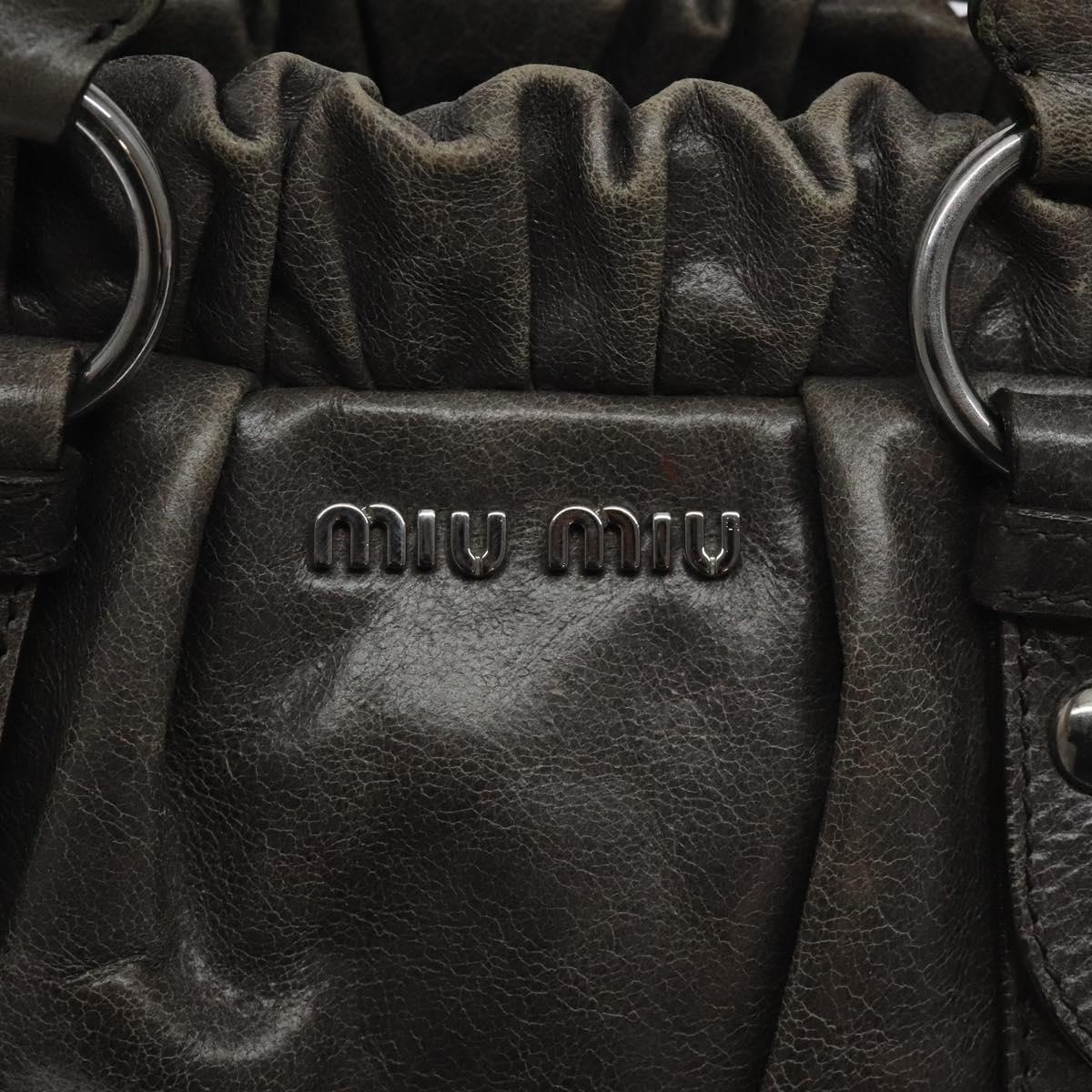 Miu Miu Matelasse Gray