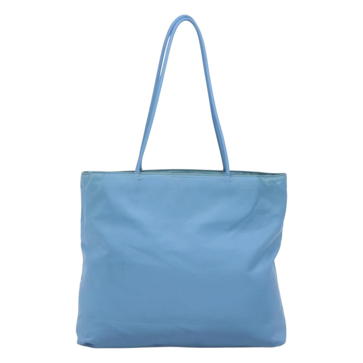 Prada Tote Bag Nylon Blue