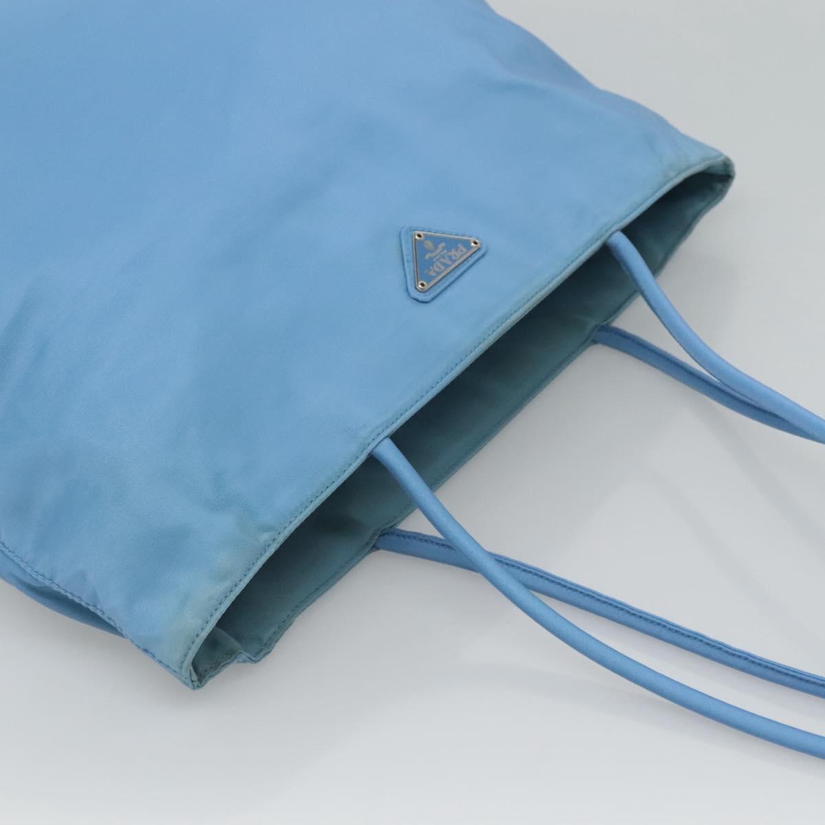 Prada Tote Bag Nylon Blue