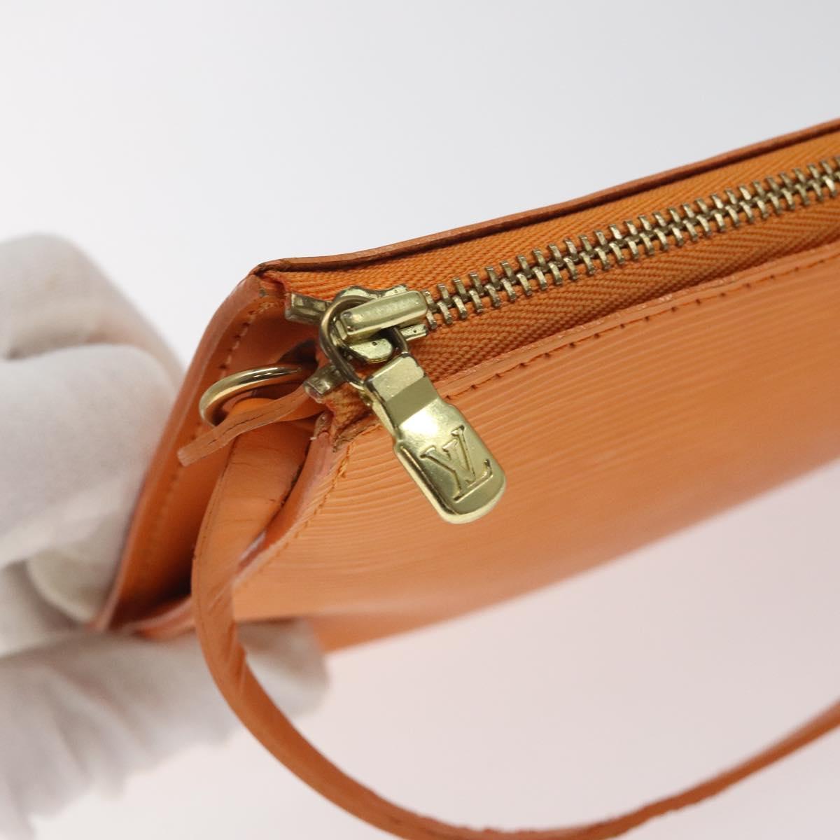 Louis Vuitton Epi Pochette Orange