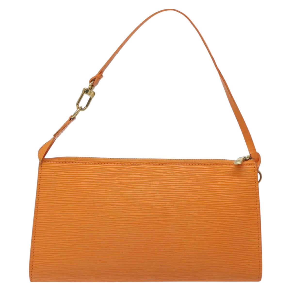 Louis Vuitton Epi Pochette Orange
