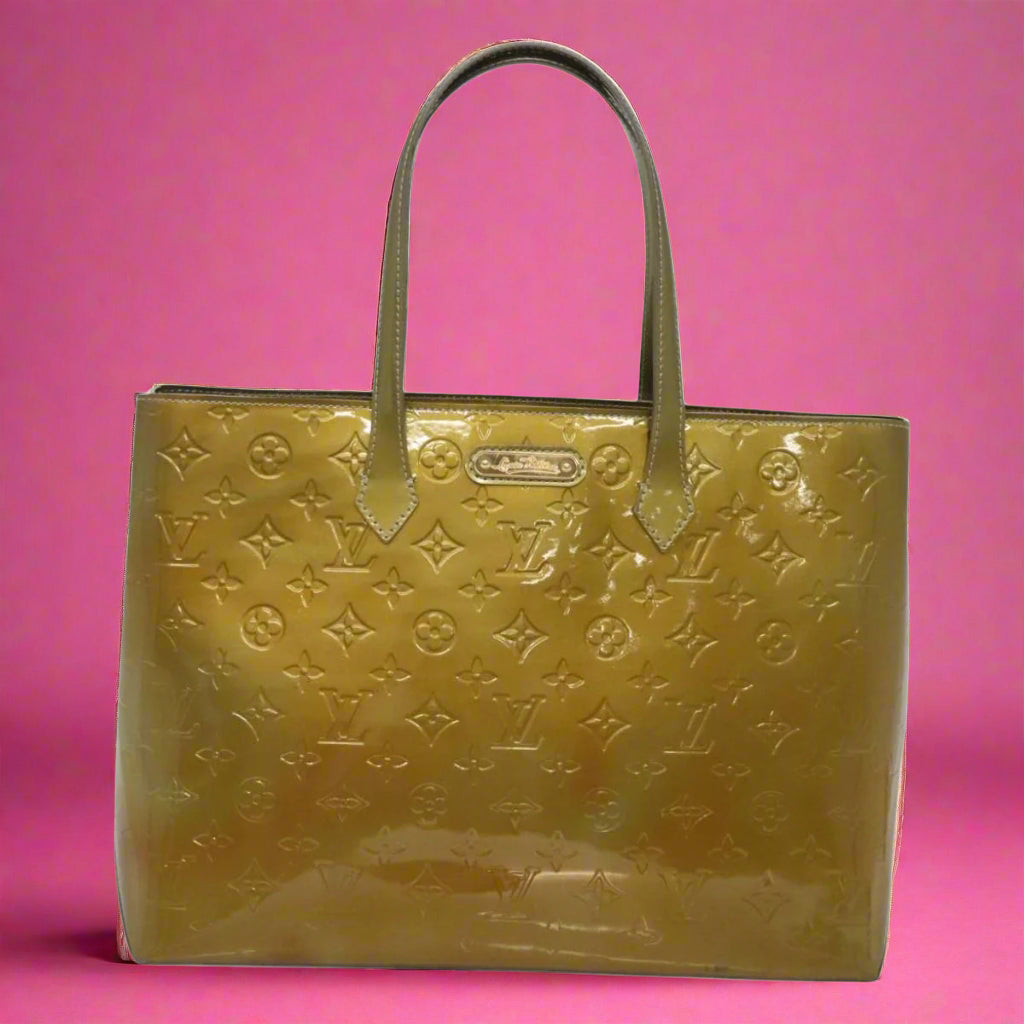 Louis Vuitton Vernis Wilshire Gris Art Deco