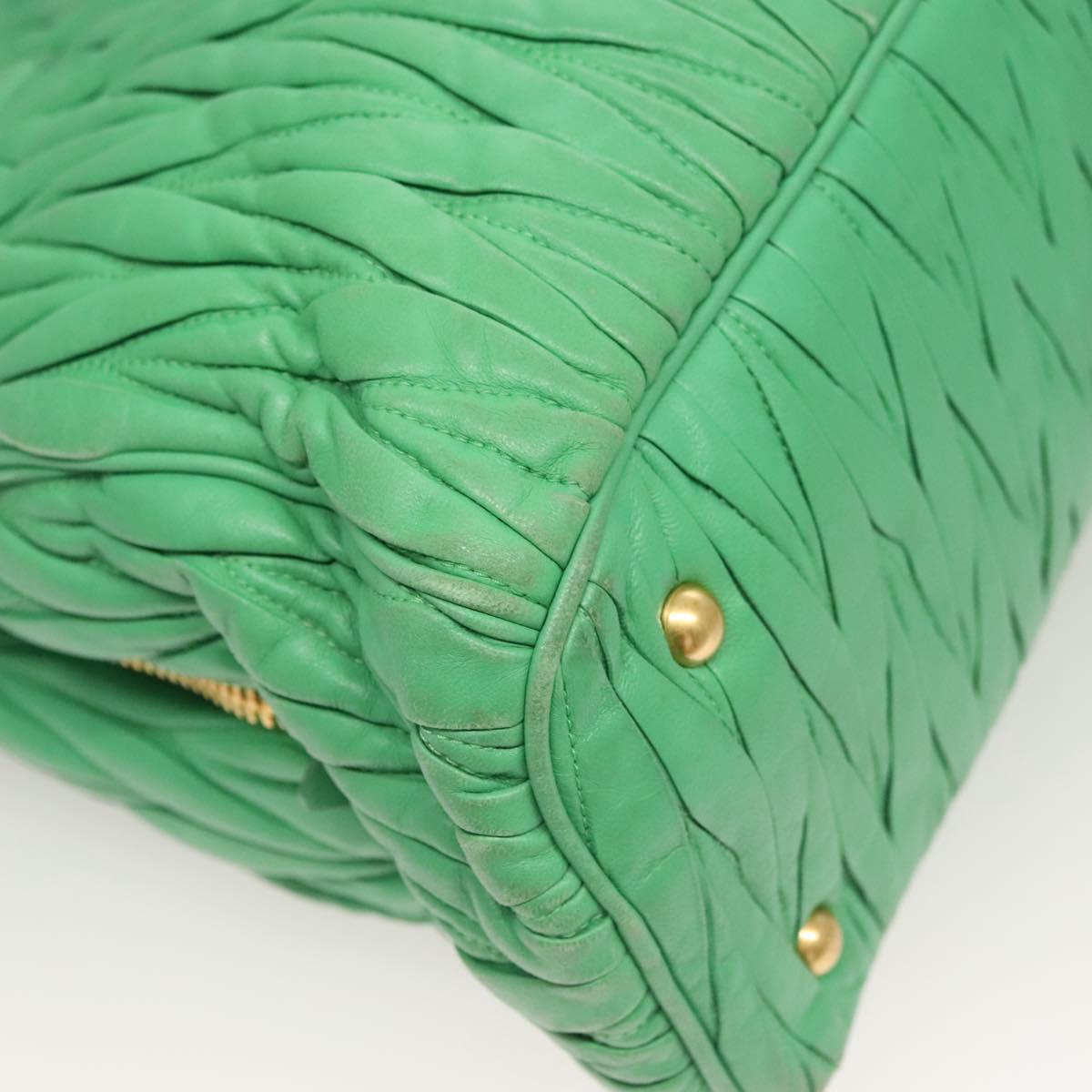 Miu Miu Matelasse Green