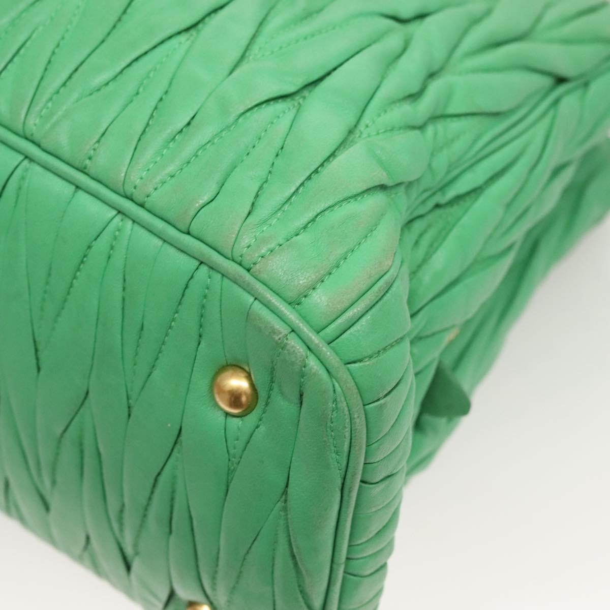 Miu Miu Matelasse Green