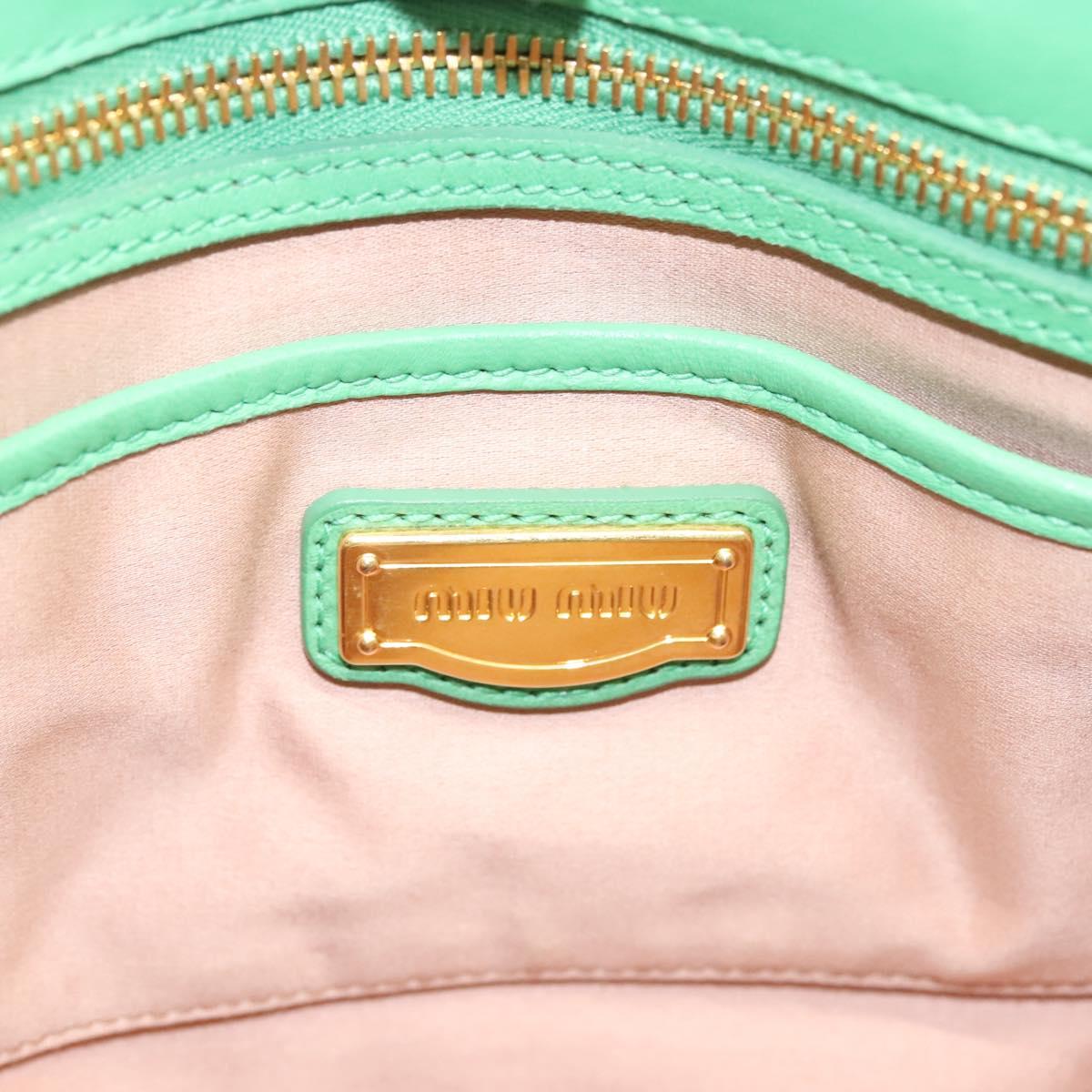 Miu Miu Matelasse Green