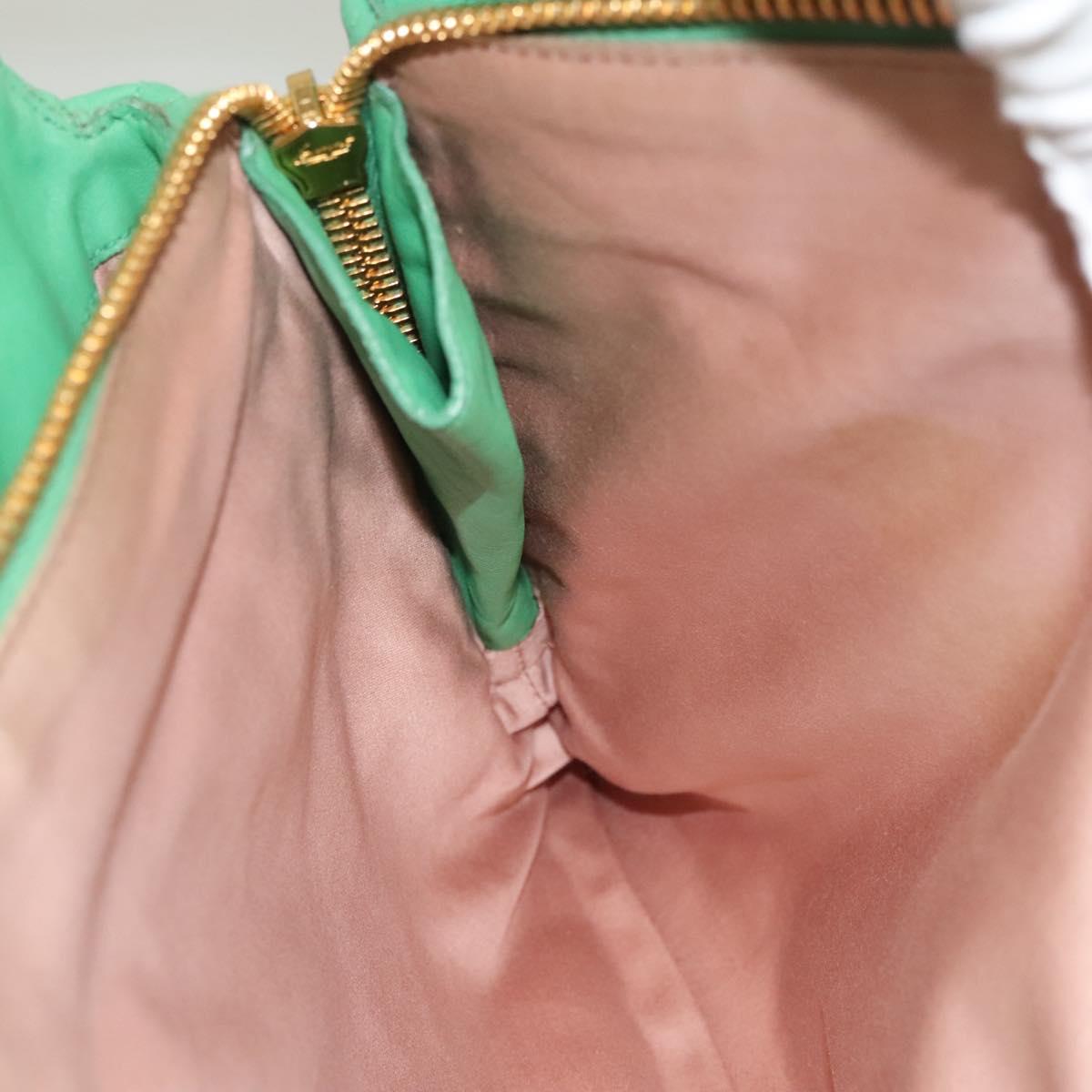 Miu Miu Matelasse Green