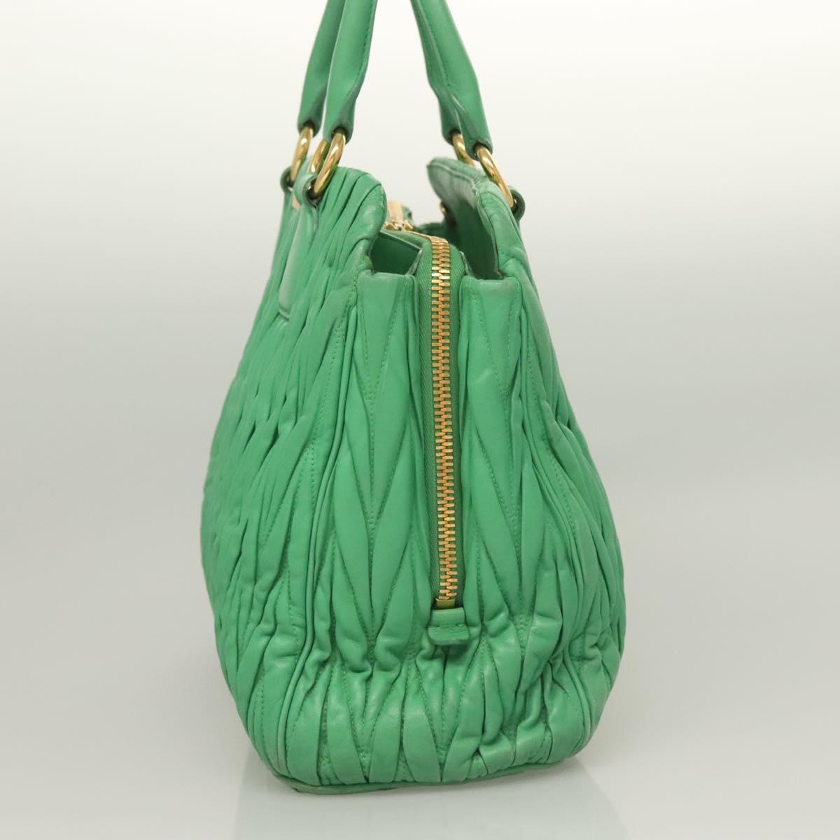 Miu Miu Matelasse Green