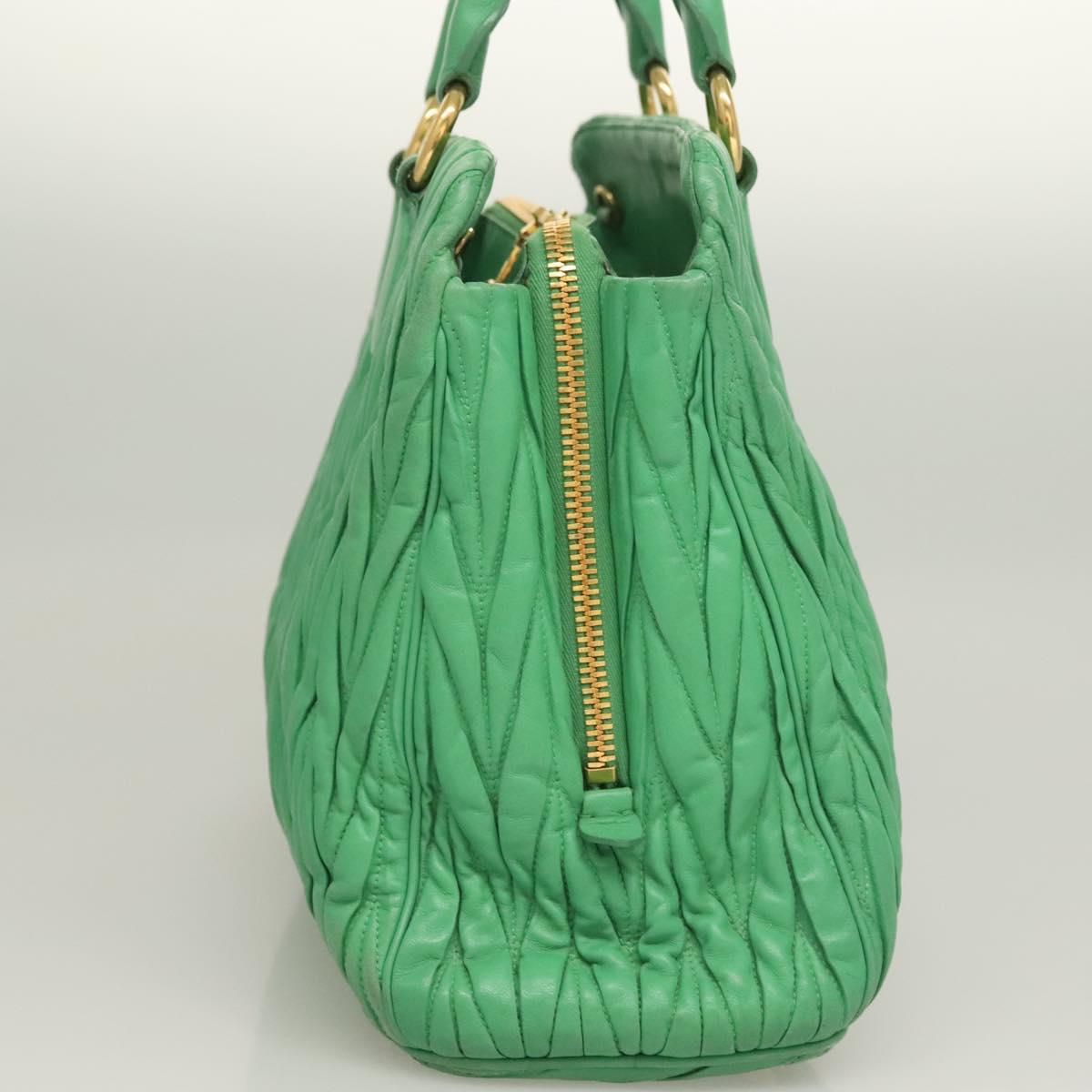 Miu Miu Matelasse Green
