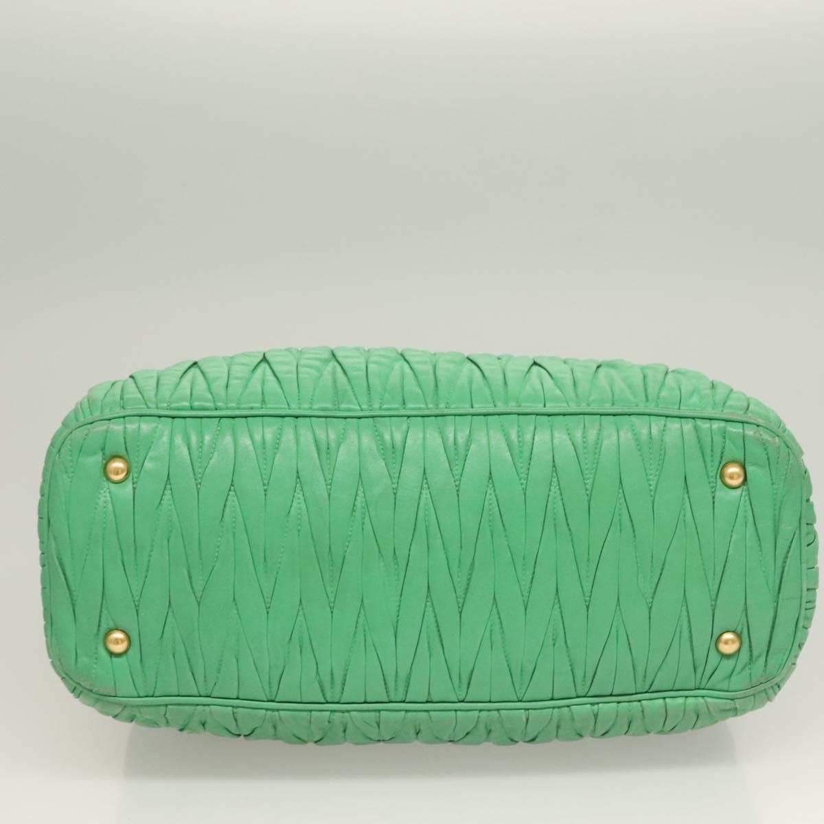 Miu Miu Matelasse Green