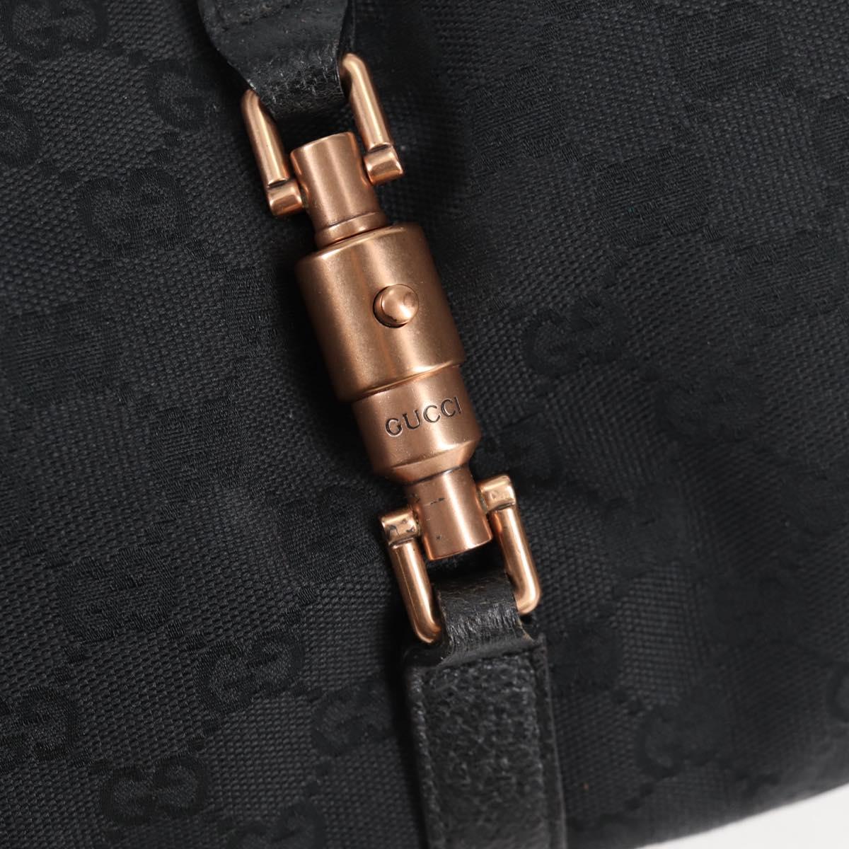 Gucci GG Canvas Bardot Black