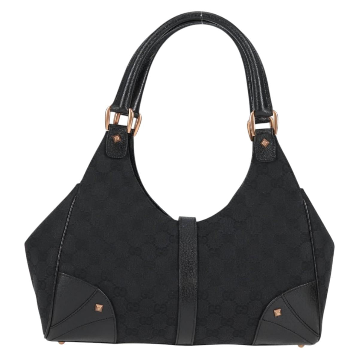 Gucci GG Canvas Bardot Black