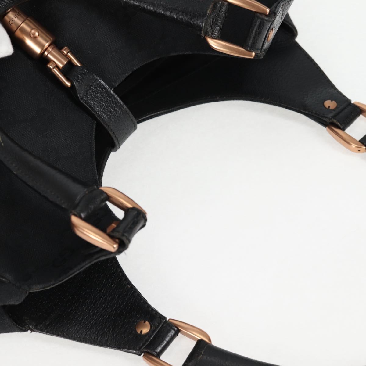 Gucci GG Canvas Bardot Black