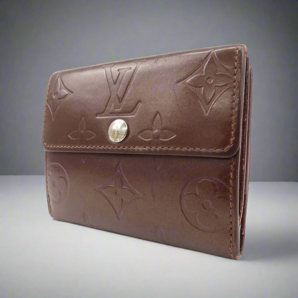 Louis Vuitton Vernis Brown Wallet