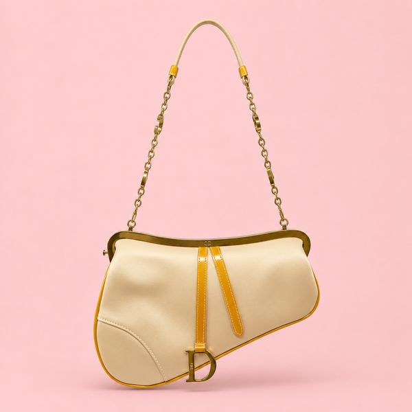 Rare Christian Dior Mini Satin Saddle Bag – Galliano Era