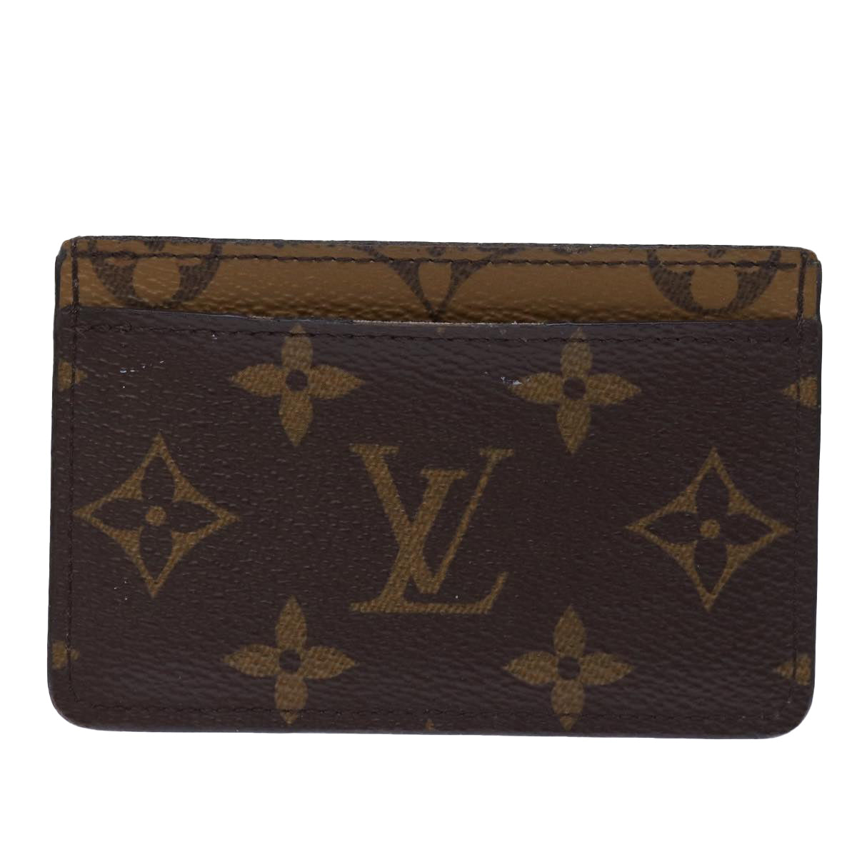 Louis Vuitton Monogram Reverse Porte Cartes Wallet (comes with box)