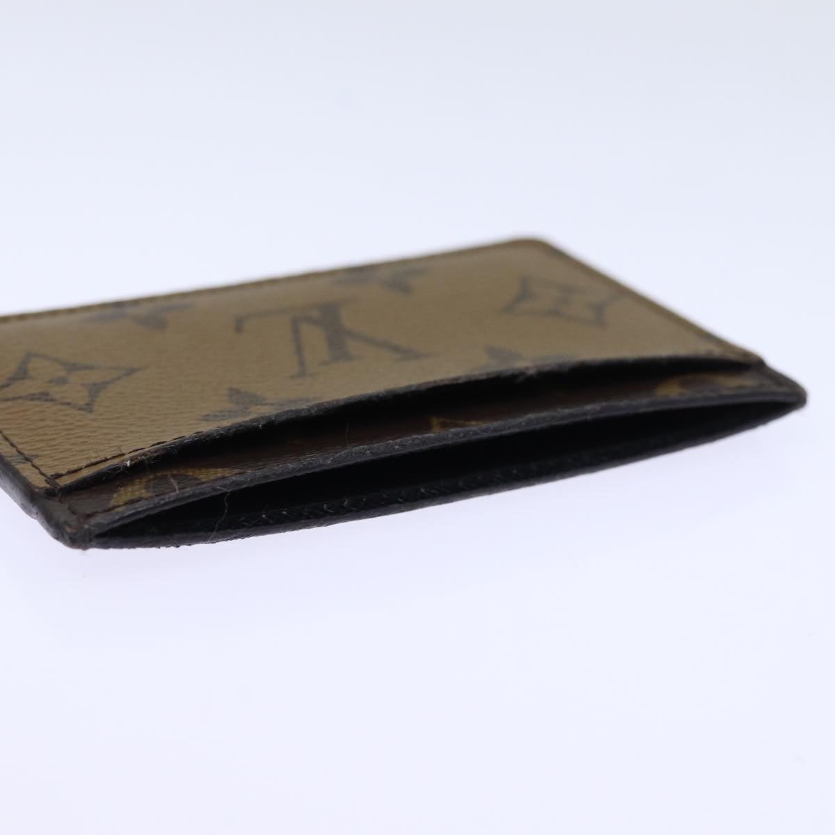 Louis Vuitton Monogram Reverse Porte Cartes Wallet (comes with box)
