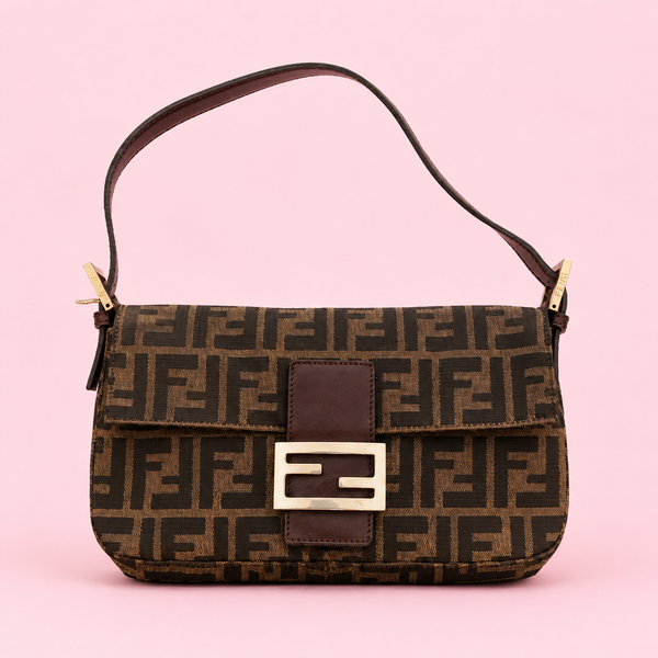 Fendi Baguette Canvas Zucca Print