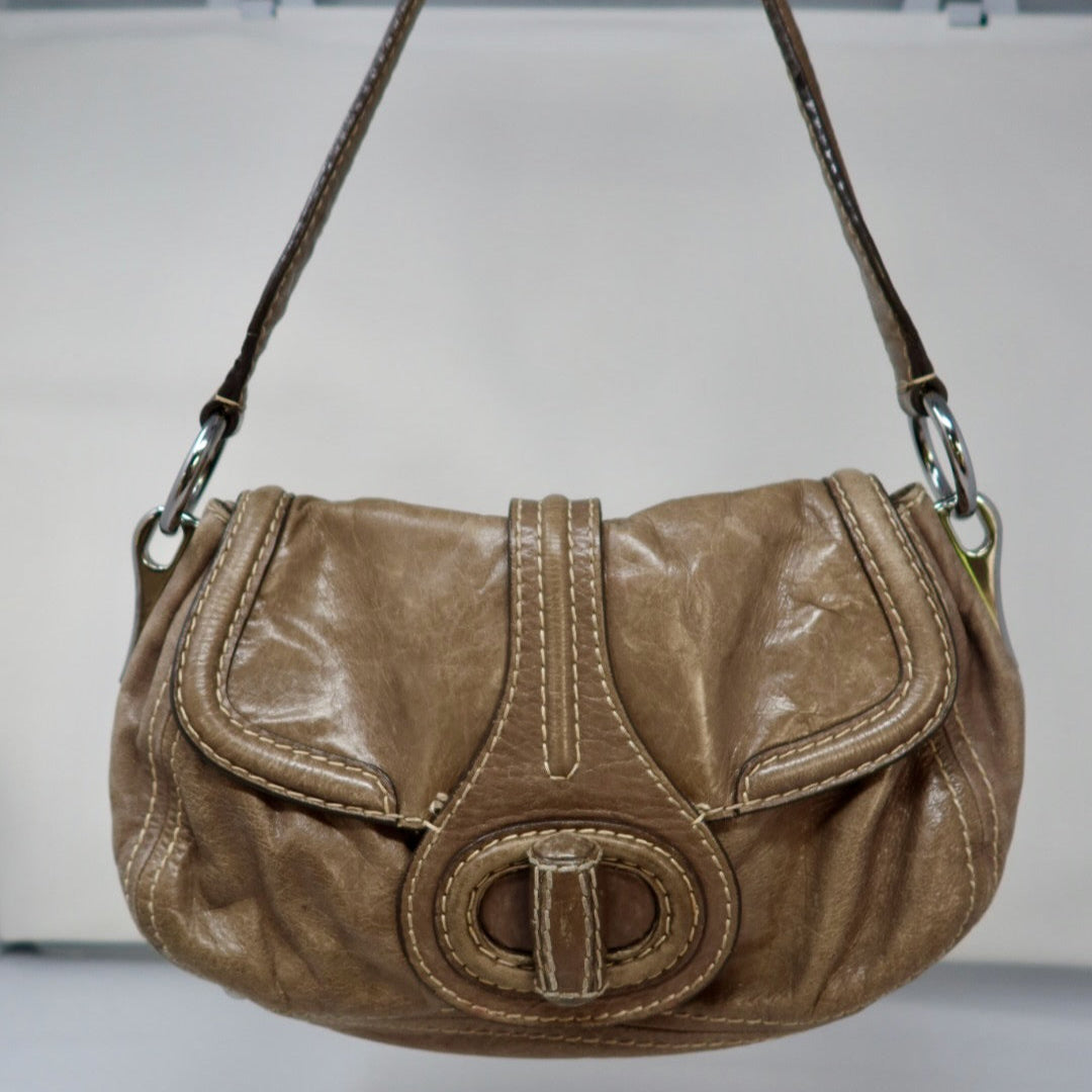 Prada Gray Hobo Bag