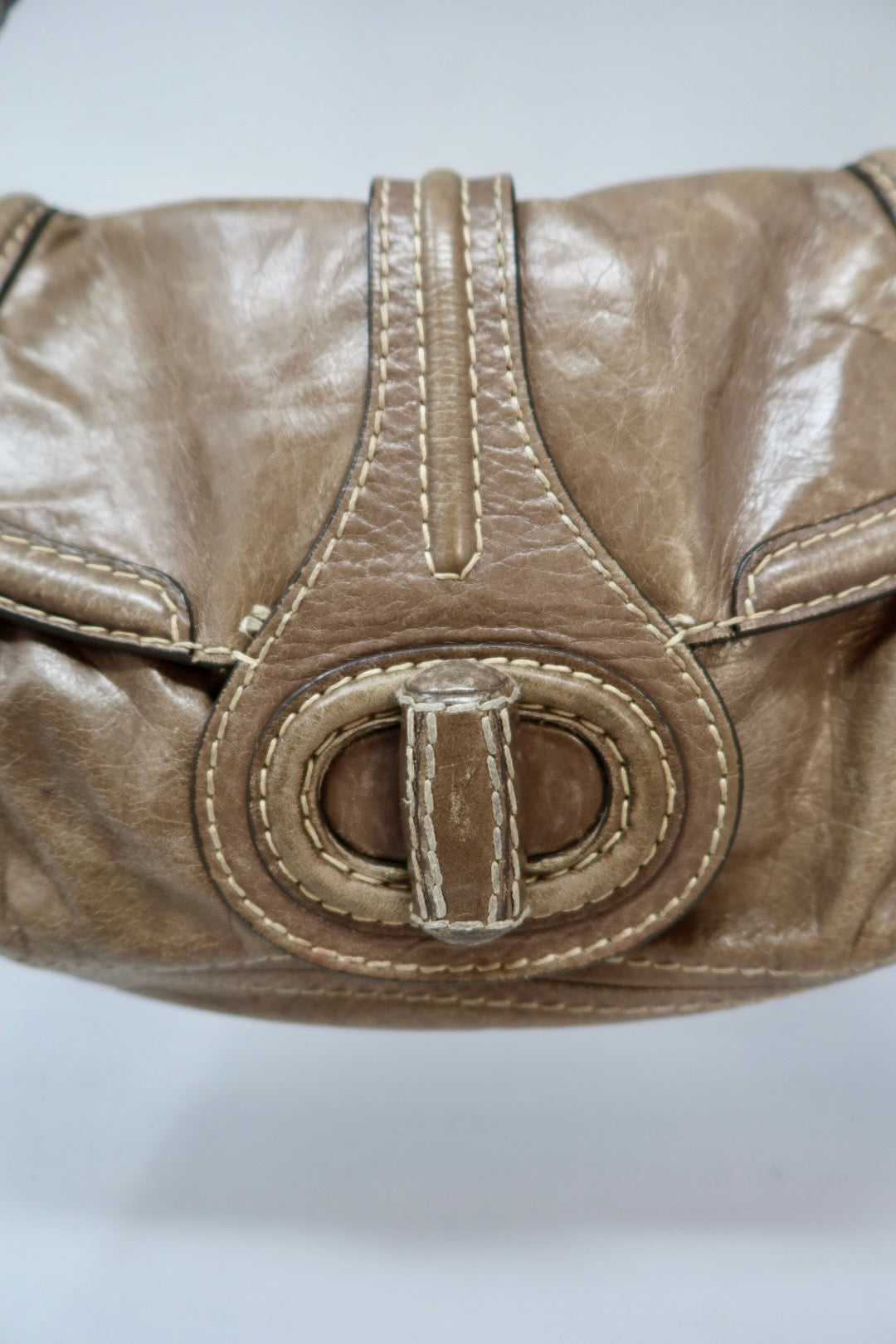 Prada Gray Hobo Bag