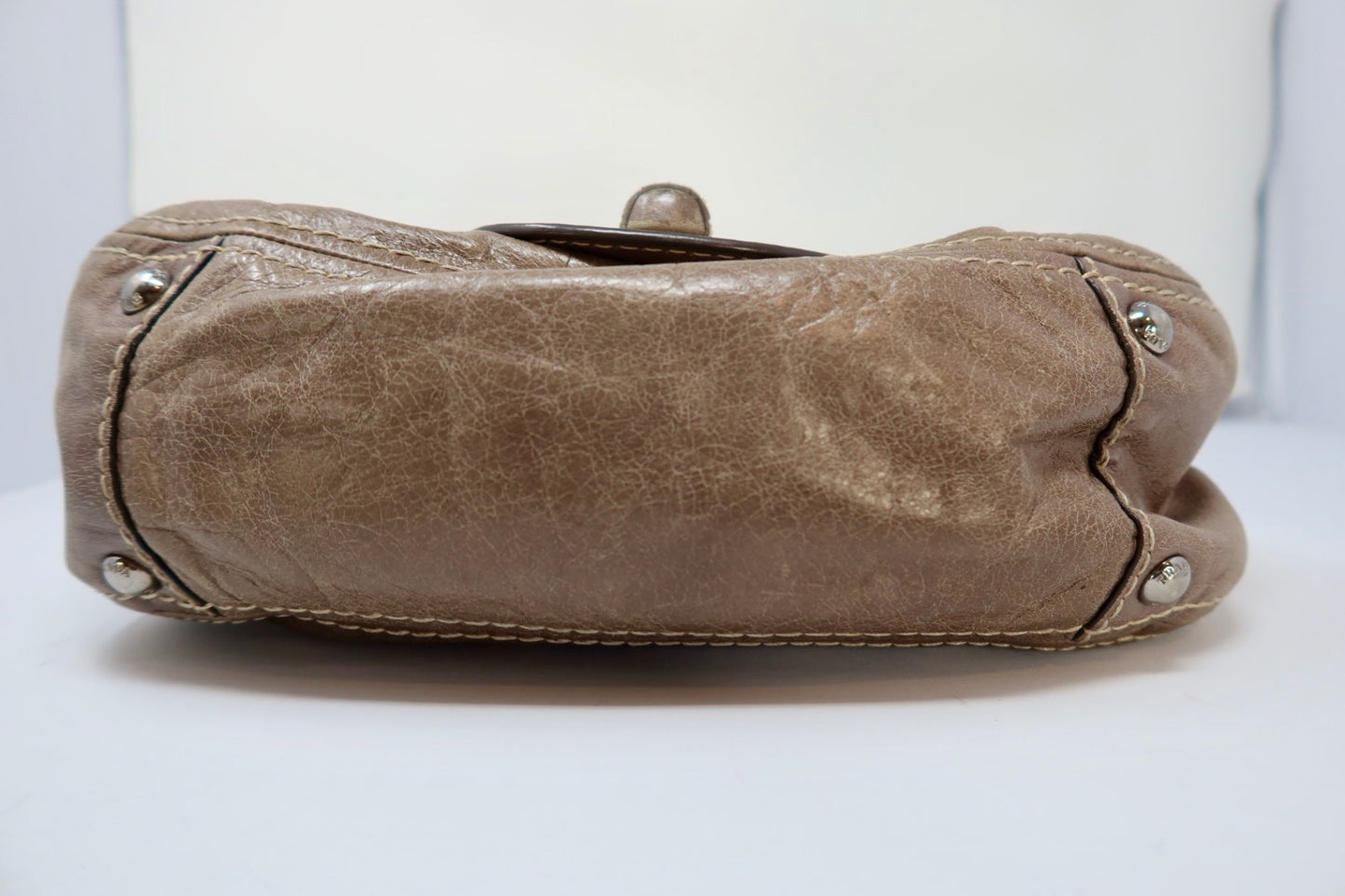 Prada Gray Hobo Bag