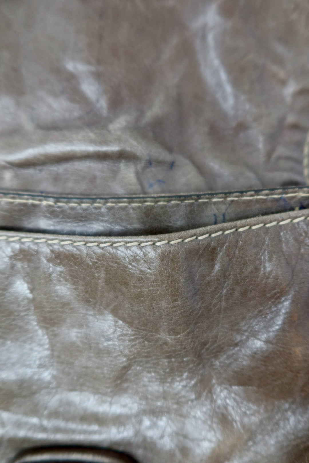 Prada Gray Hobo Bag