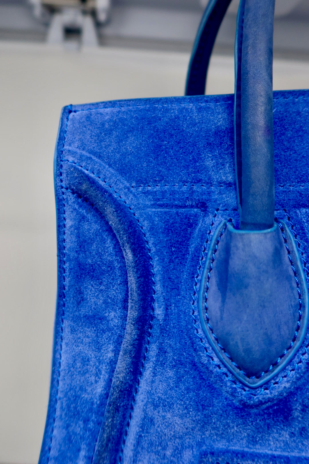 Celine Suede Blue Phantom