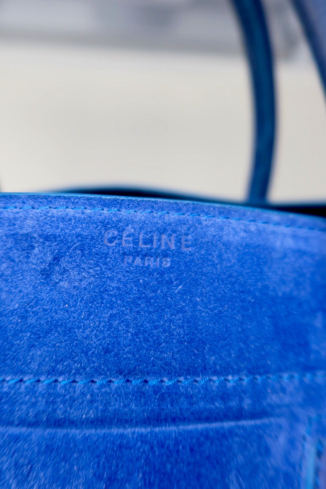 Celine Suede Blue Phantom