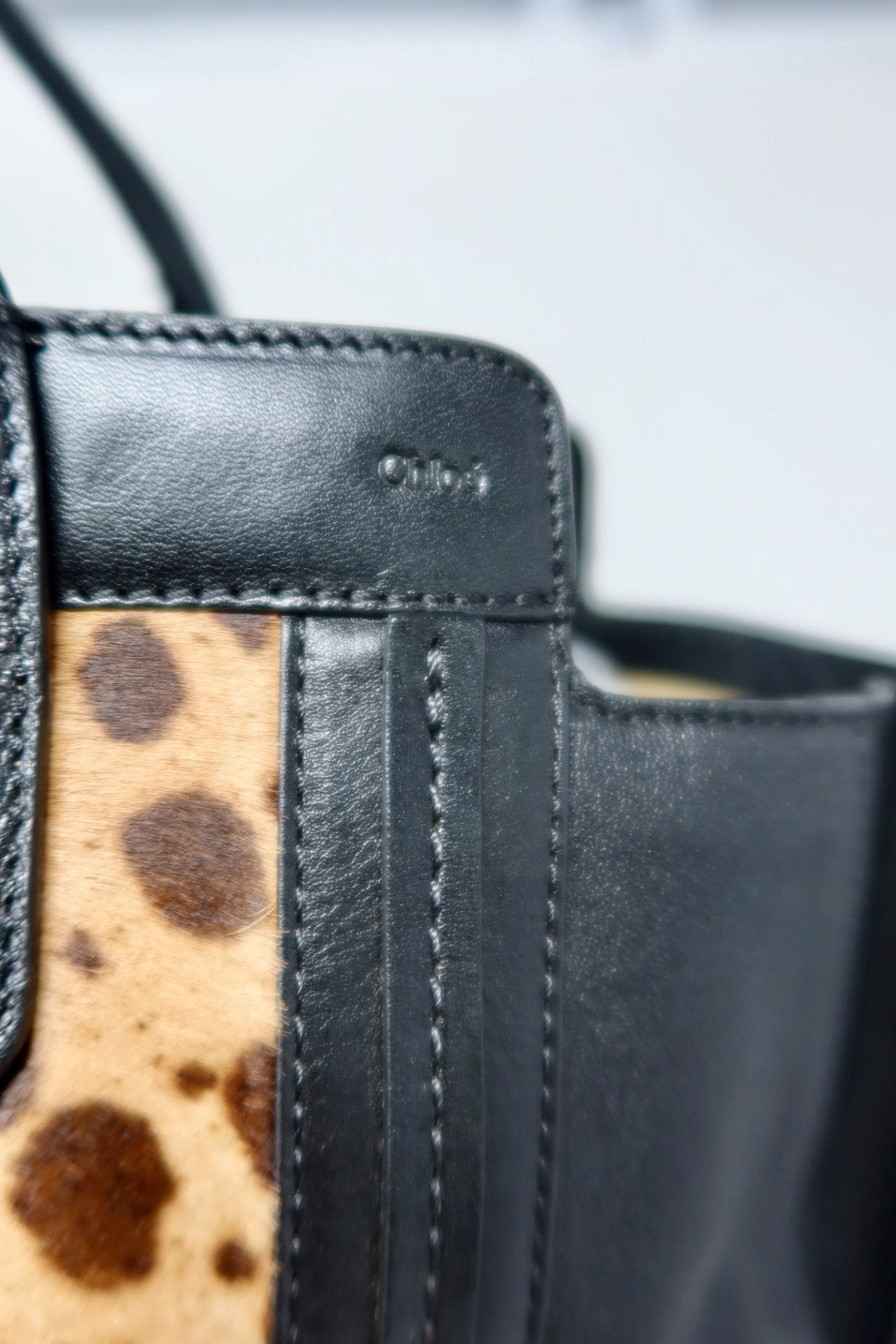 Chloe Pony Hair Leopard