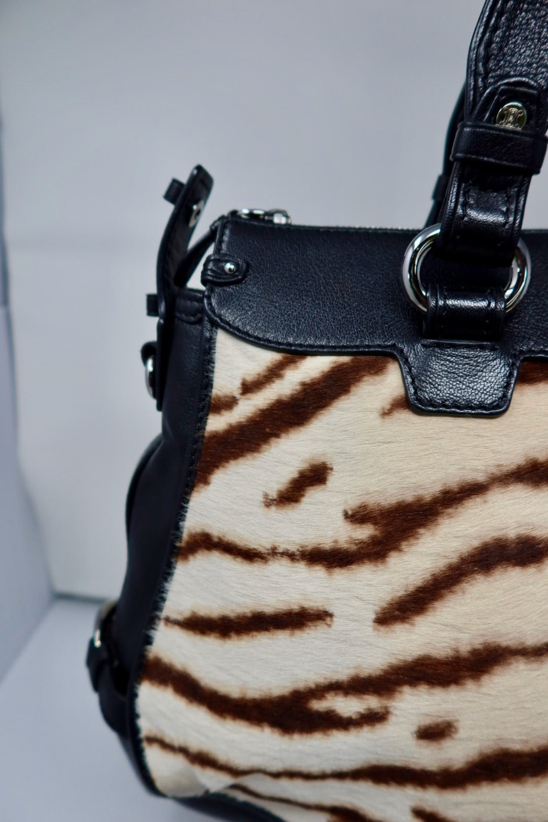 Celine Zebra Print Pony Hair (comes with strap)