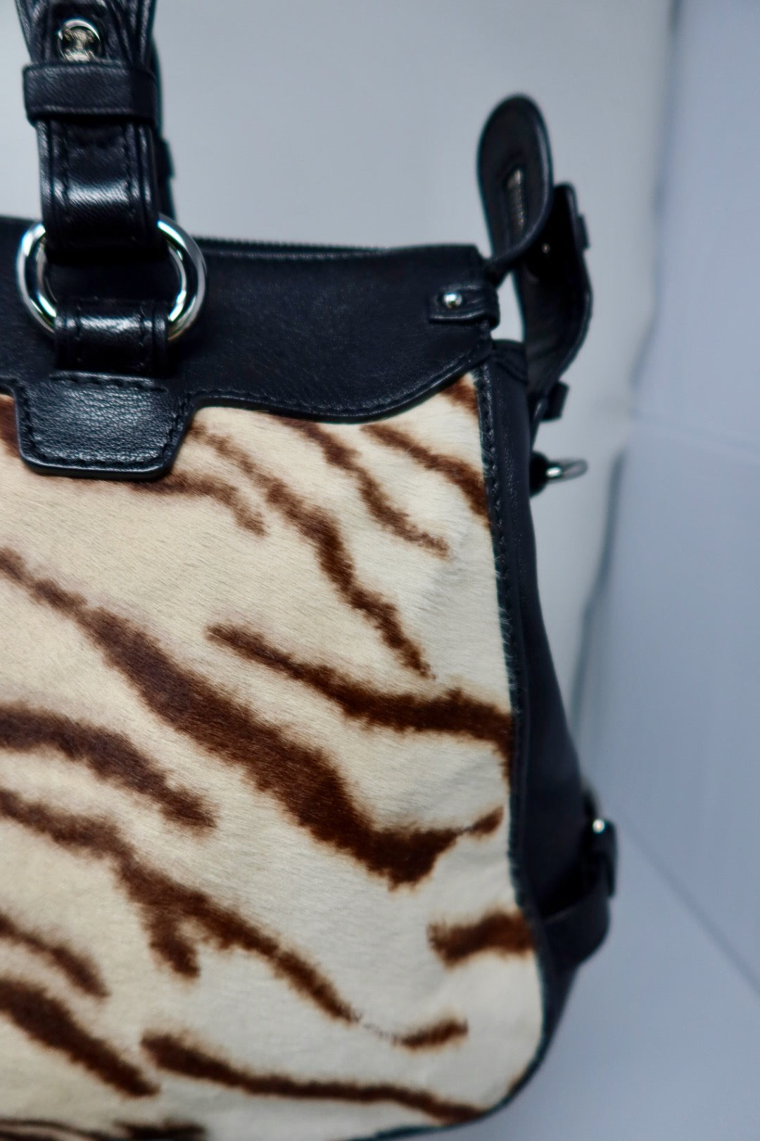 Celine Zebra Print Pony Hair (comes with strap)