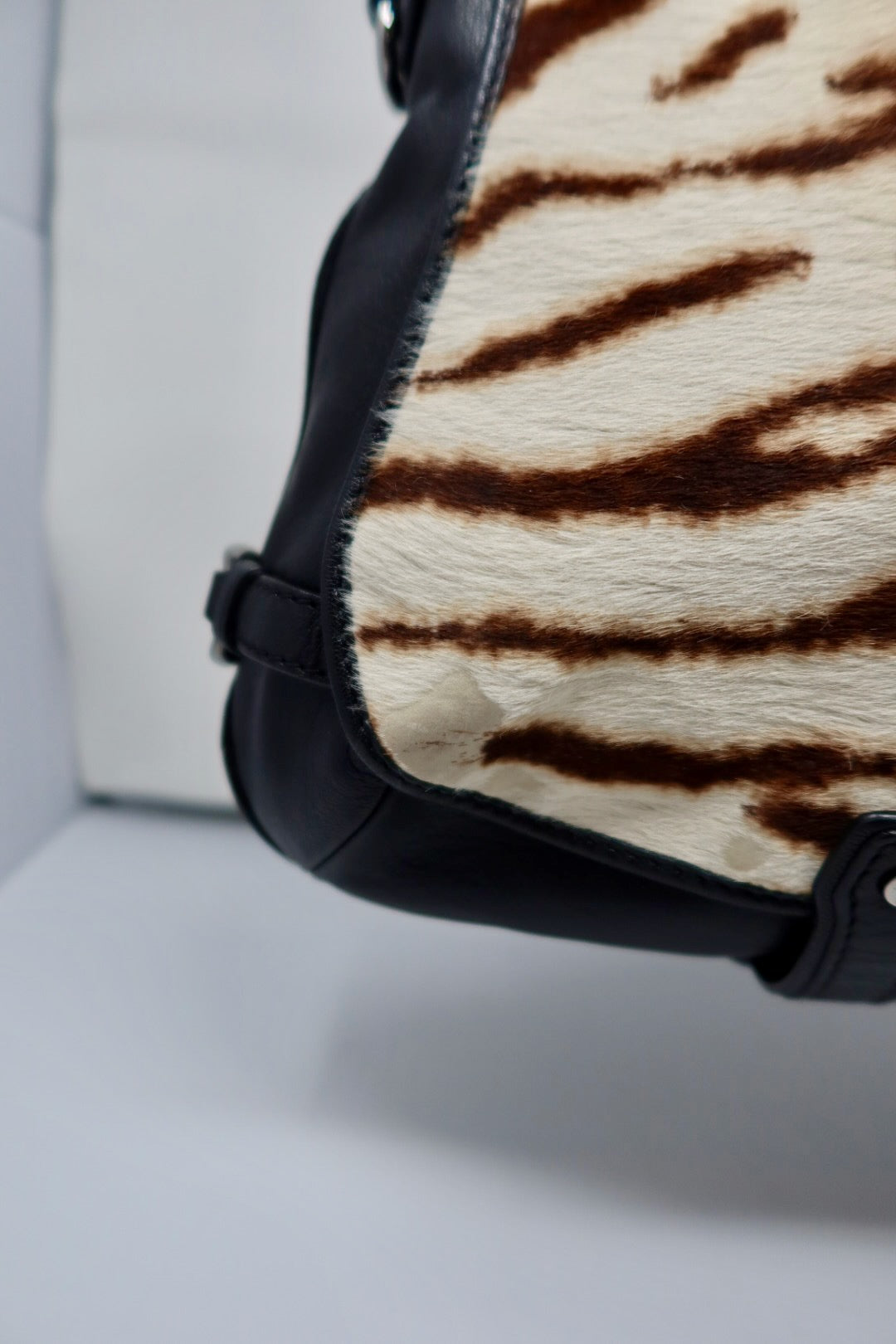 Celine Zebra Print Pony Hair (comes with strap)