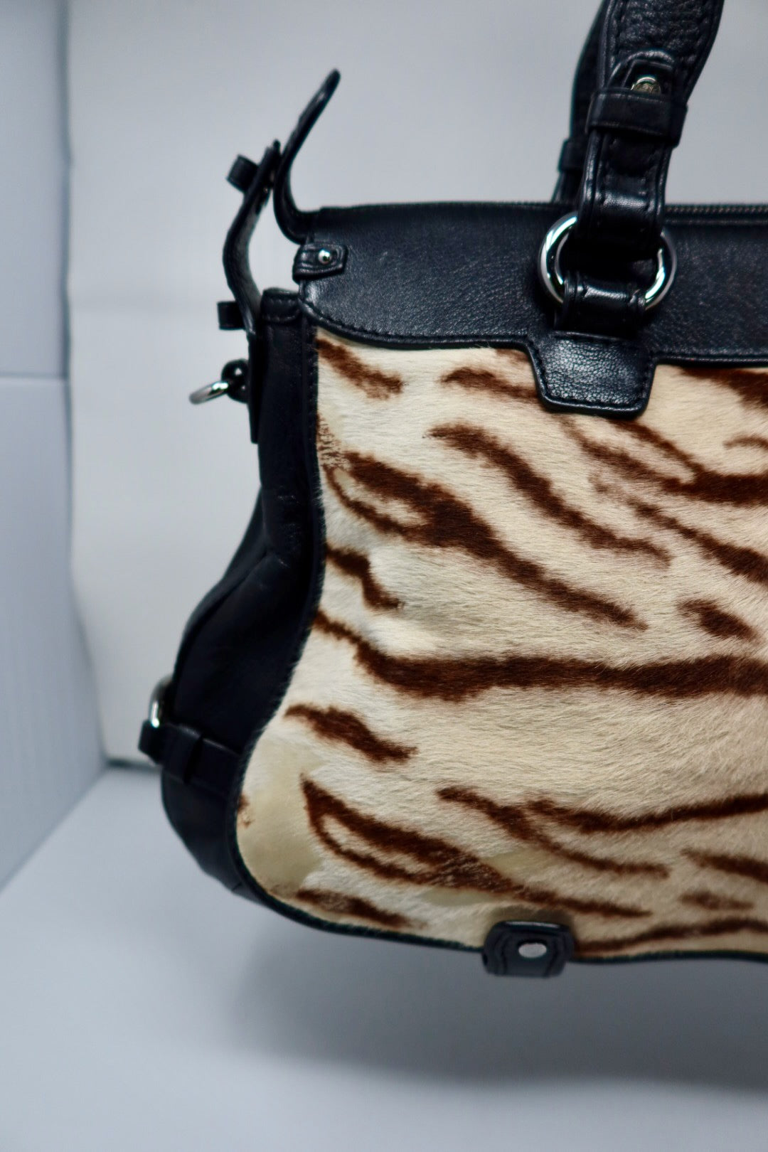 Celine Zebra Print Pony Hair (comes with strap)