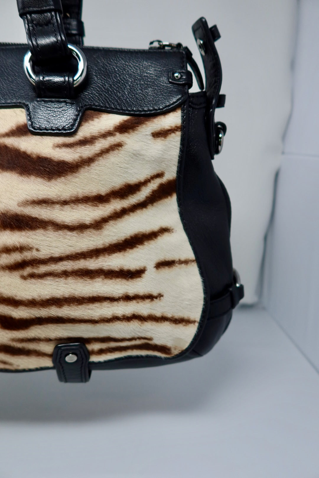 Celine Zebra Print Pony Hair (comes with strap)