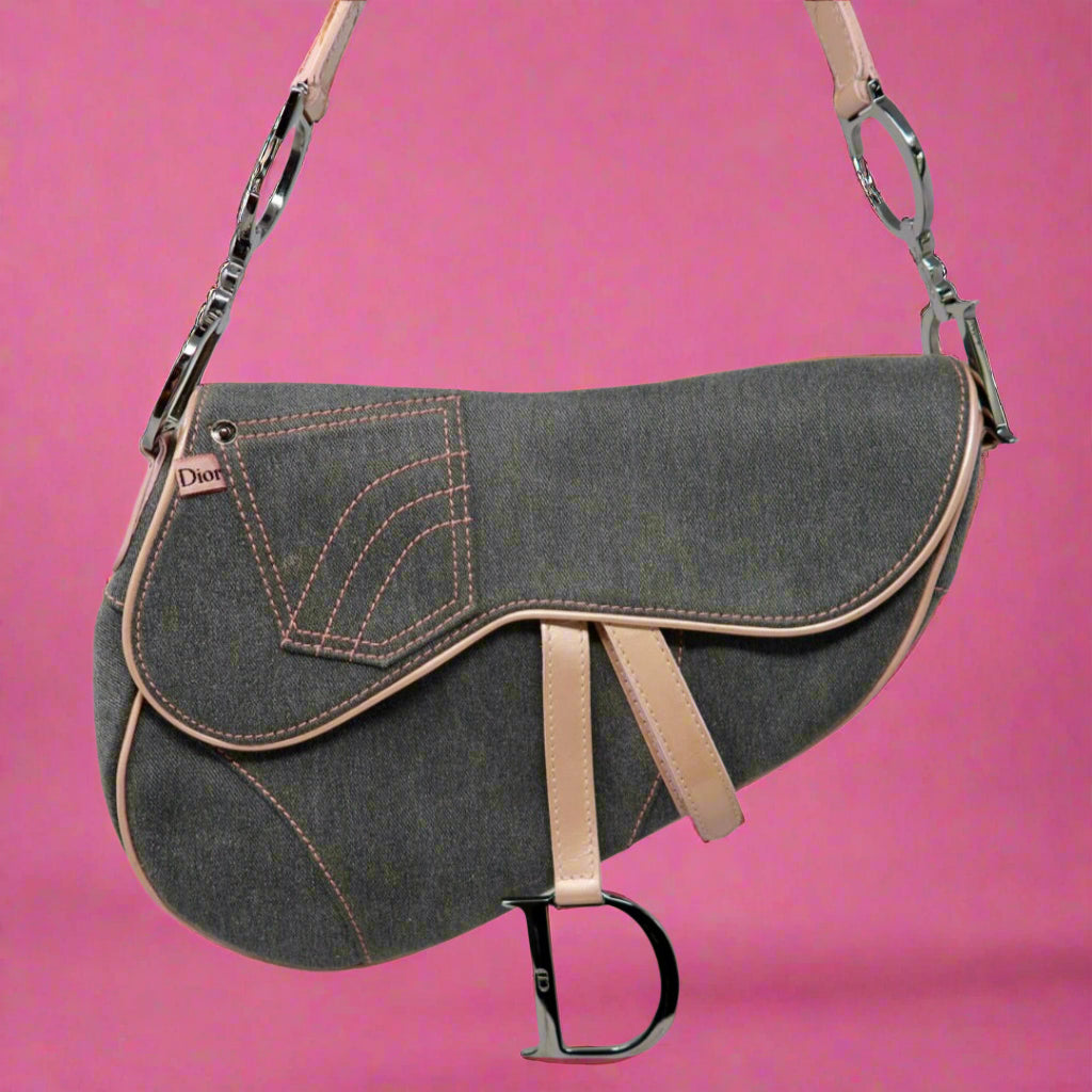 Christian Dior Saddle Gray