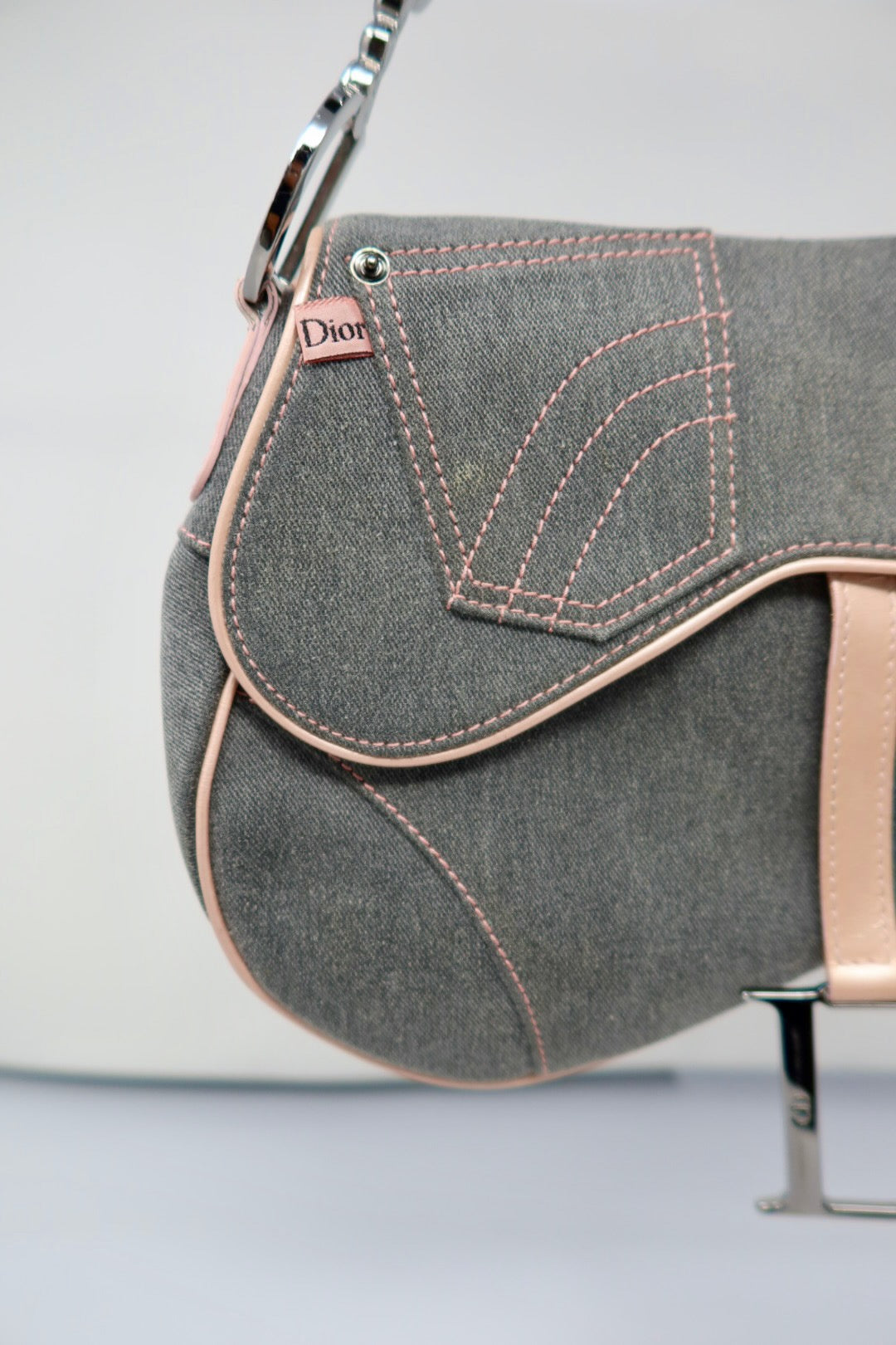 Christian Dior Saddle Gray