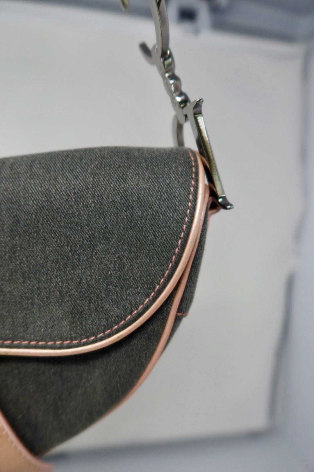 Christian Dior Saddle Gray