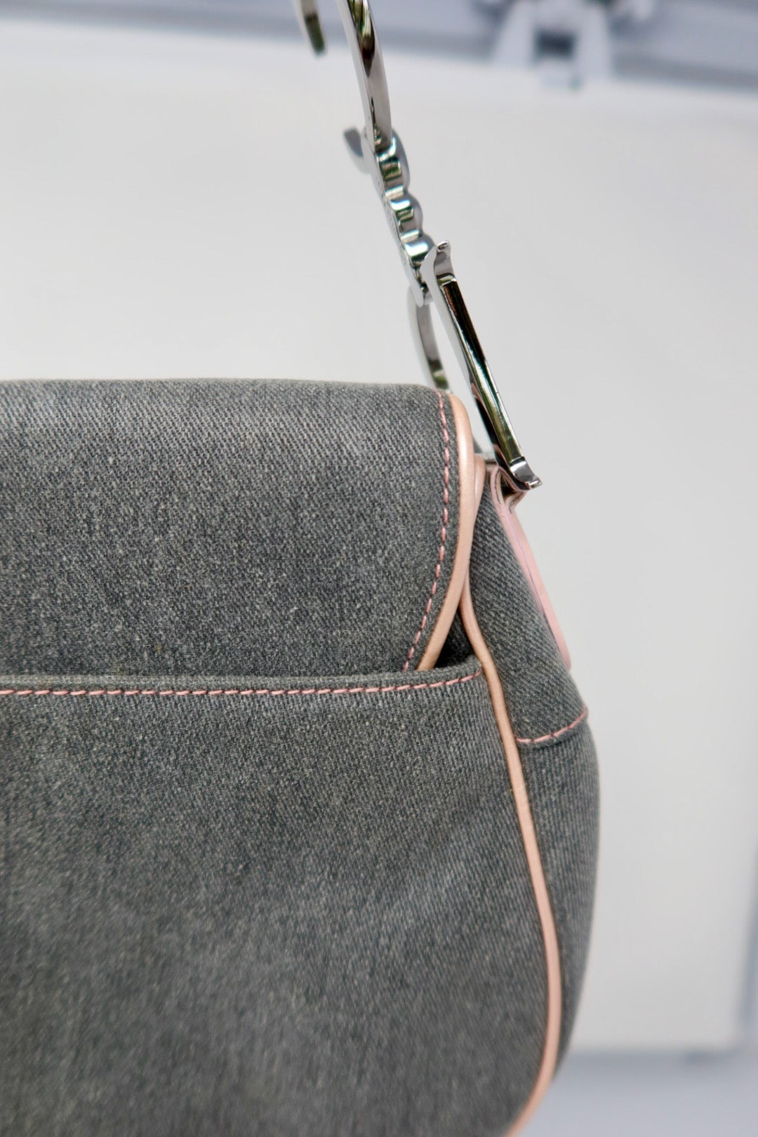 Christian Dior Saddle Gray