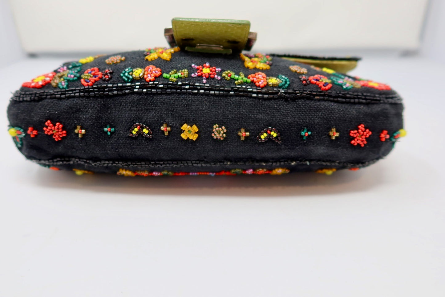 Fendi Baguette Beaded Floral