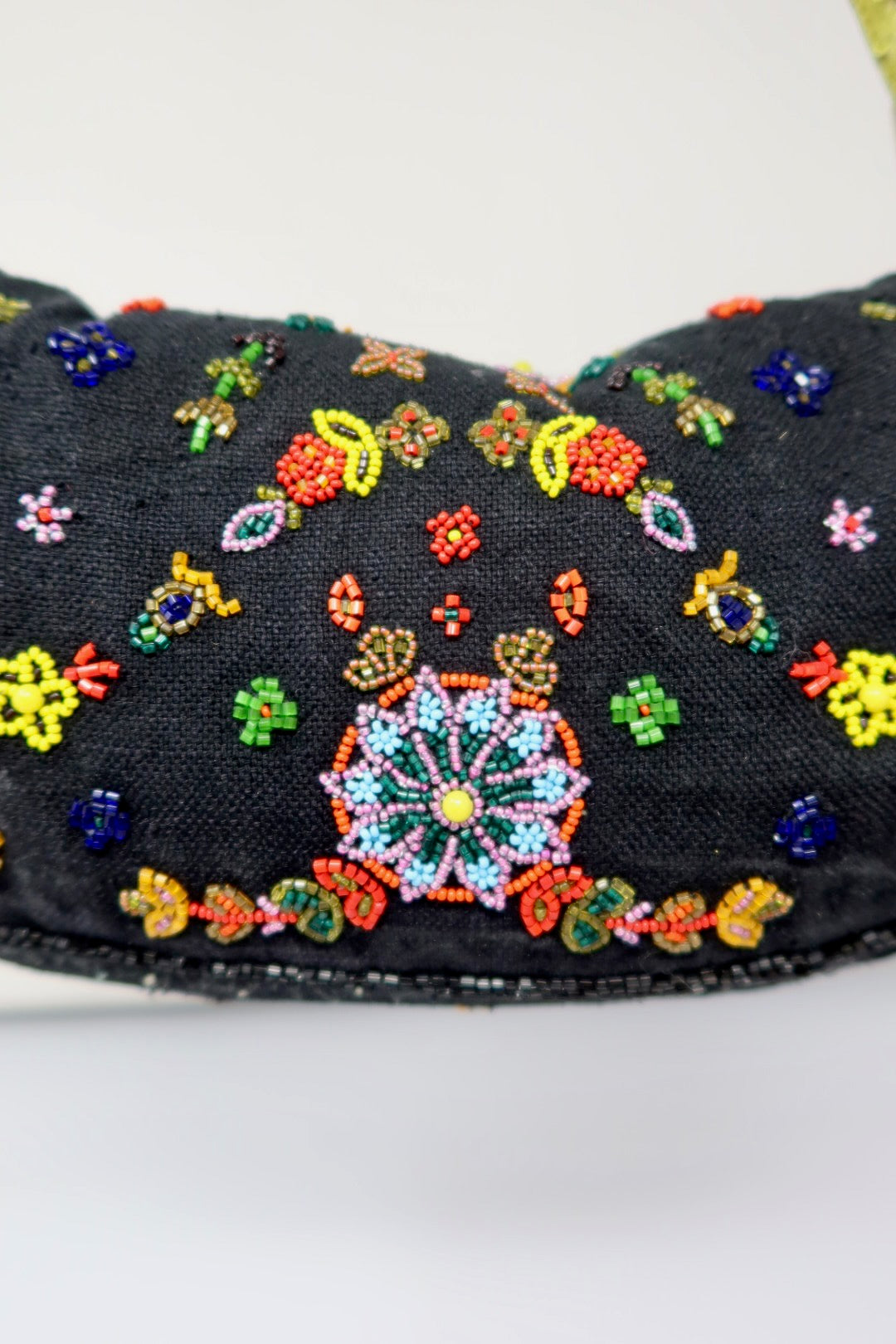 Fendi Baguette Beaded Floral