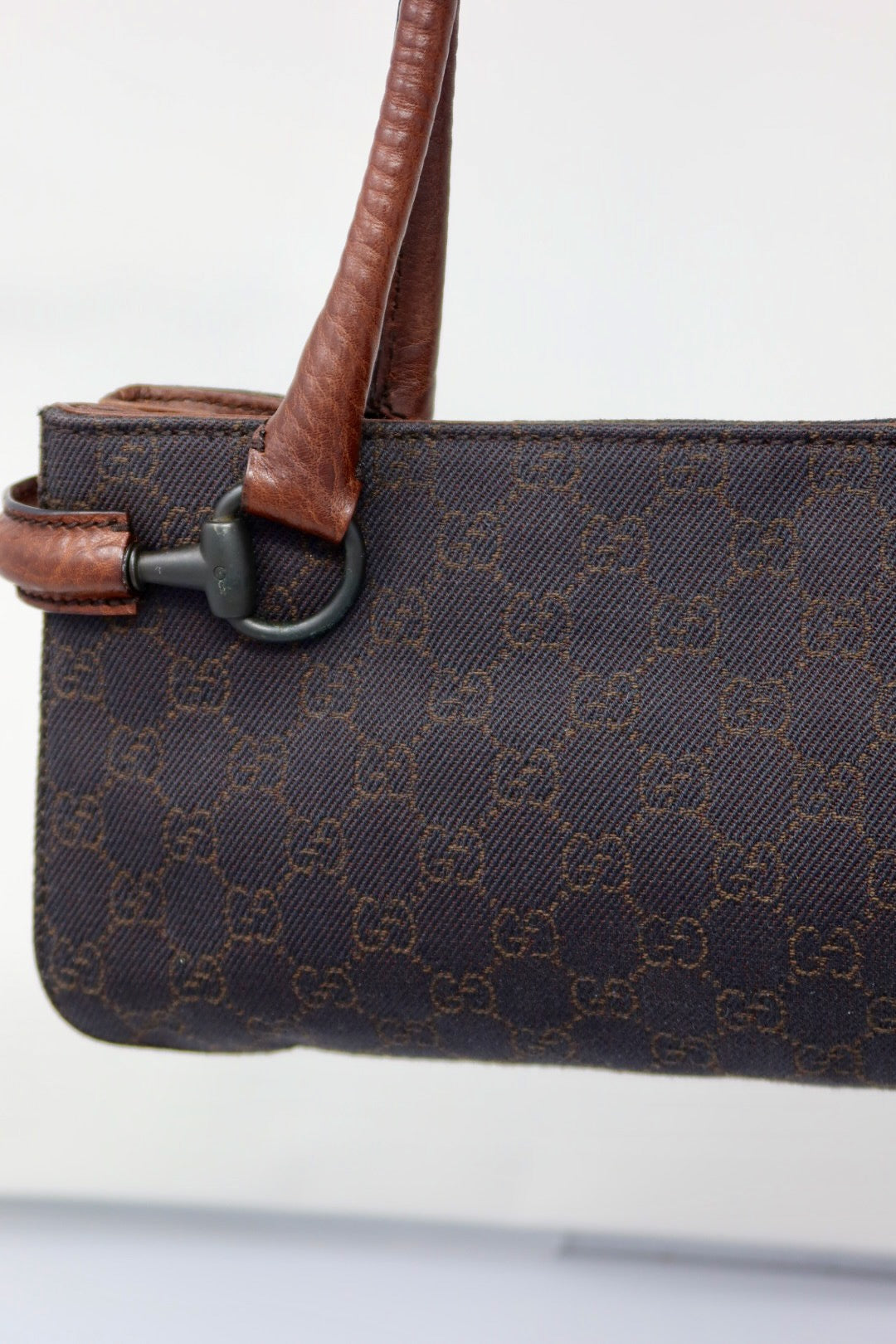 Gucci GG Canvas Horsebit Tote