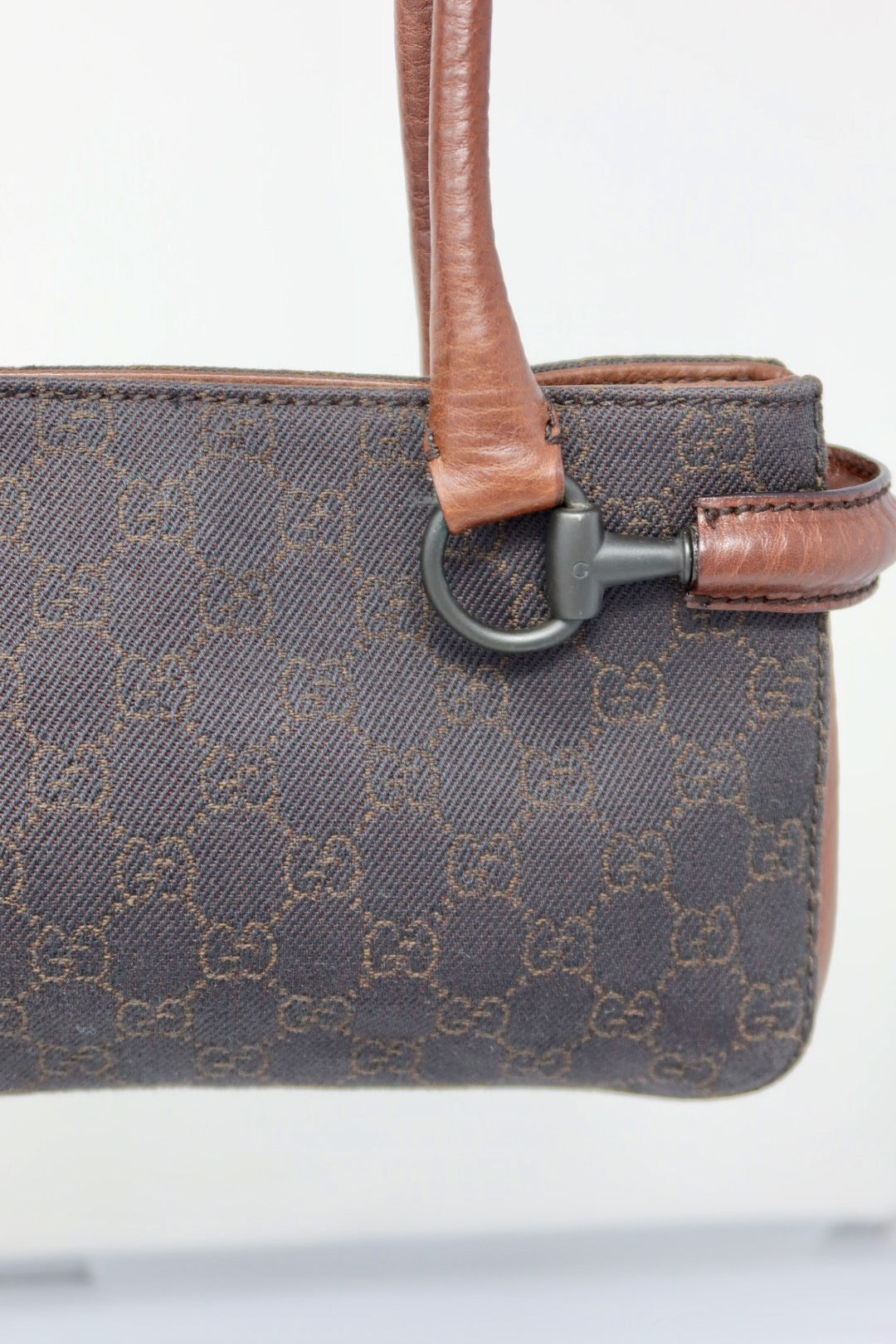 Gucci GG Canvas Horsebit Tote