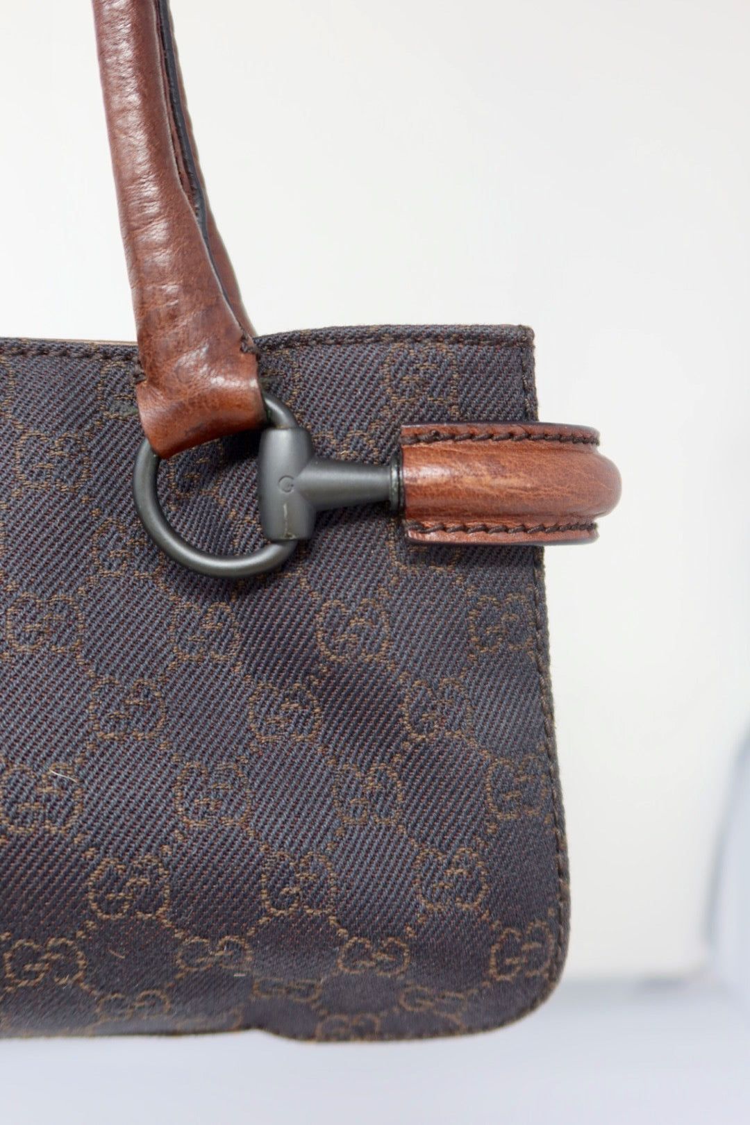 Gucci GG Canvas Horsebit Tote