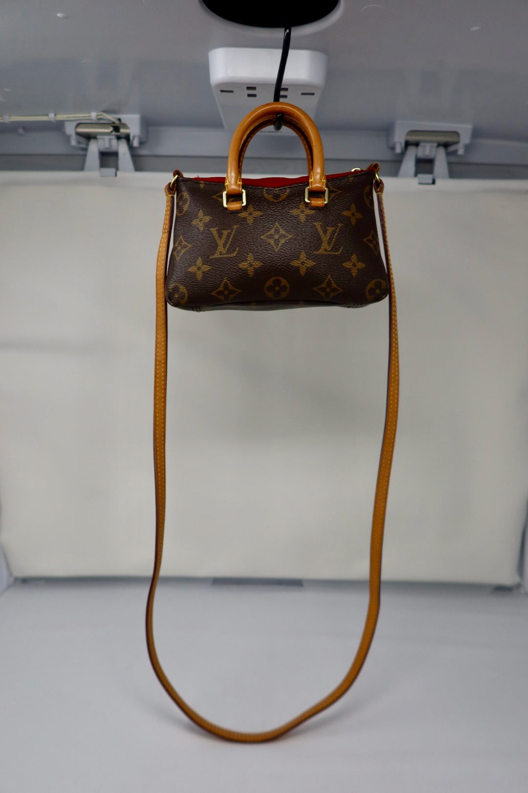 Louis Vuitton Monogram Nano Pallas Cherry
