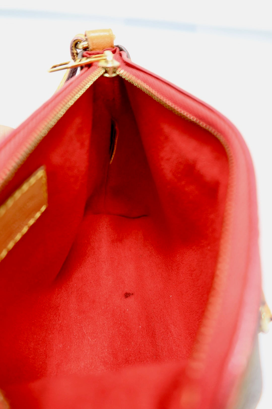 Louis Vuitton Monogram Nano Pallas Cherry