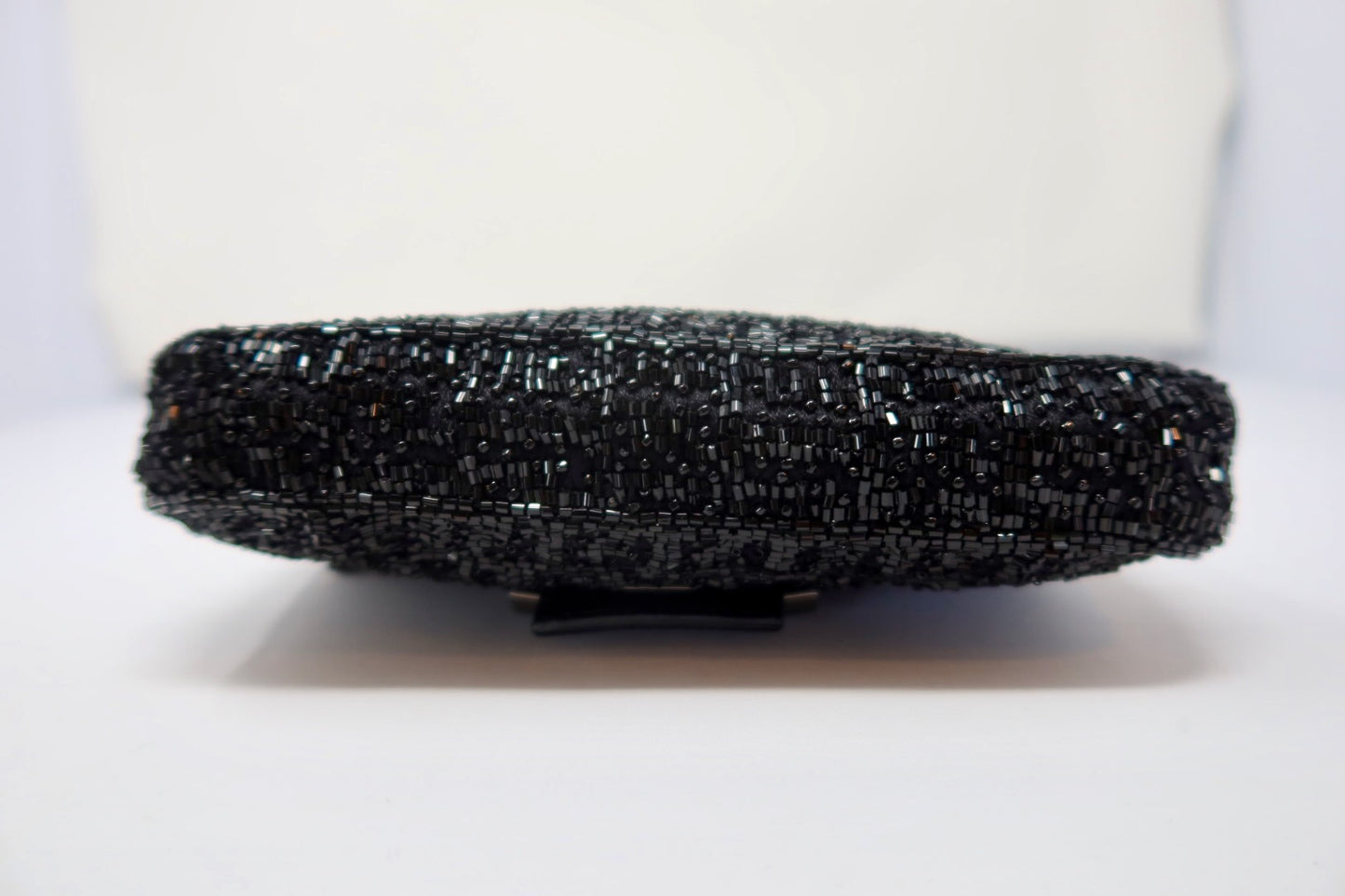 Fendi Beaded Black Baguette Mini
