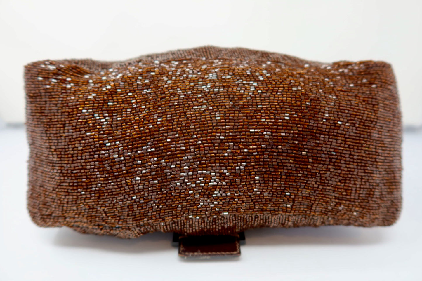 Fendi Mama Baugette Beaded Brown