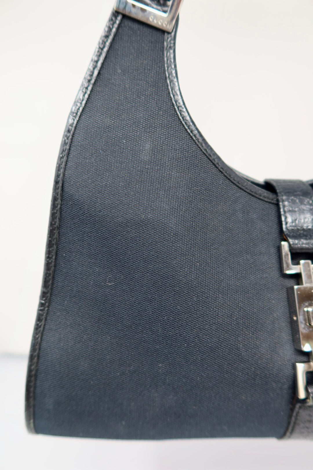 Gucci Jackie Black Leather