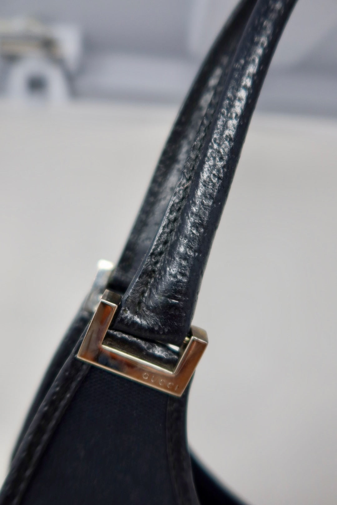Gucci Jackie Black Leather